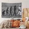Гобелен Banksy 'Девочка с шаром' Настраиваемые гобелены различных стилей Настенные панно Печать фотографий знаменитостей Настенные панно