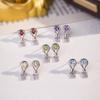 S925 Sterling Silver Tassel Earrings with Natural Topaz Crystal Drop Earrings for Women Elegant Jewelry Gift for Her Birthday