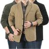 Men Suit Jacket Casual Blazers Cotton Loose Jackets Oversized Outerwear
