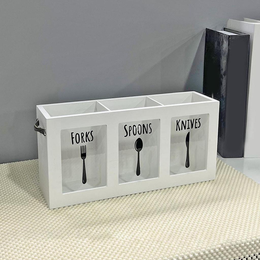Органайзер для столовых приборов для кухонной утвари, контейнер для хранения ложек и вилок