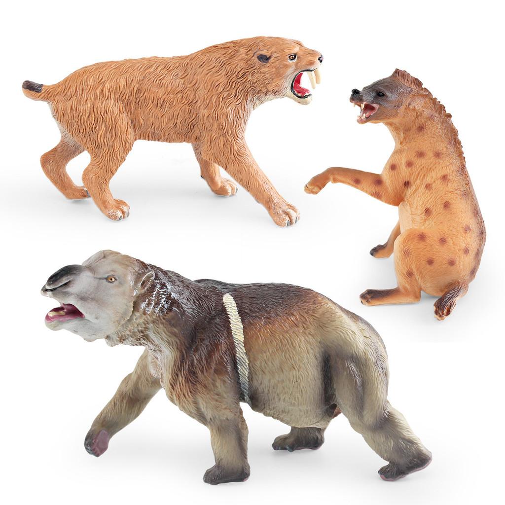 Childrens Toxodon Wild Dogs Machairodus Creature Figurines With Static Pvc Figures For Playroom Decor