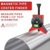 Y51A-Pipe Center Finder, инструменты для монтажа труб с магнитной центрирующей головкой, инструменты для монтажа труб 2,75 дюйма Y-образной формы с регулируемой