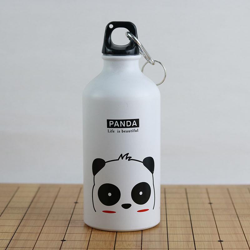 Aluminum Cartoon Water Bottle for Kids - Korean Style Outdoor Cycling Cup, Customizable Gift