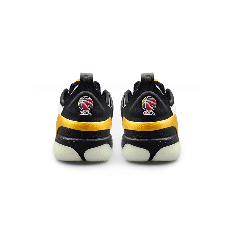 Li Ning Yushuai 19V2 Амортизация Устойчивость к истиранию Легкие Низкие Баскетбольные кроссовки Мужские Белый Черный ABAV049-9