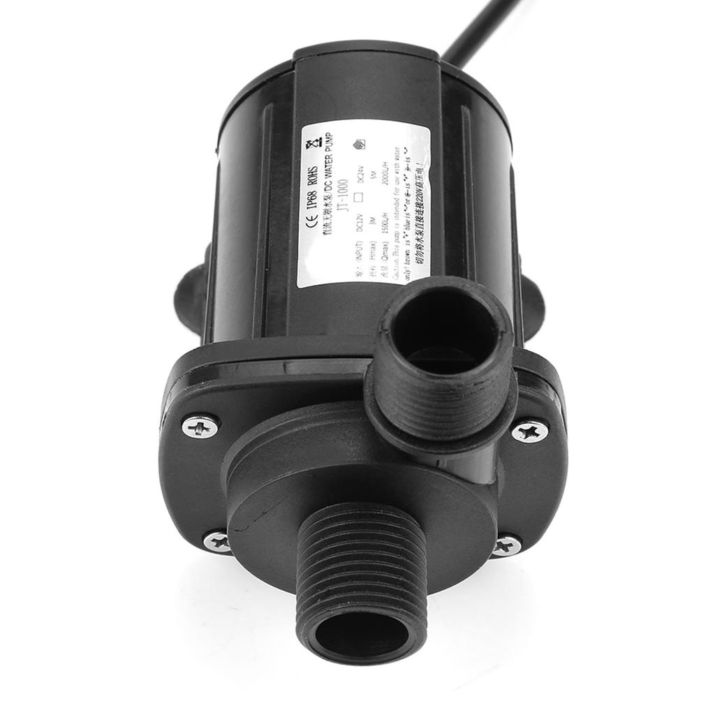 Mini High Hydraulic Head DC Brushless Submersible Water Pump 24V 20 Celsius 90 Celsius