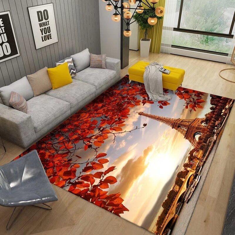 3D морской пляжный ковер для гостиной, спальни, противоскользящий диван, пол, большой декоративный ковер, домашний прихожая, балкон, коврик для ванной комнаты