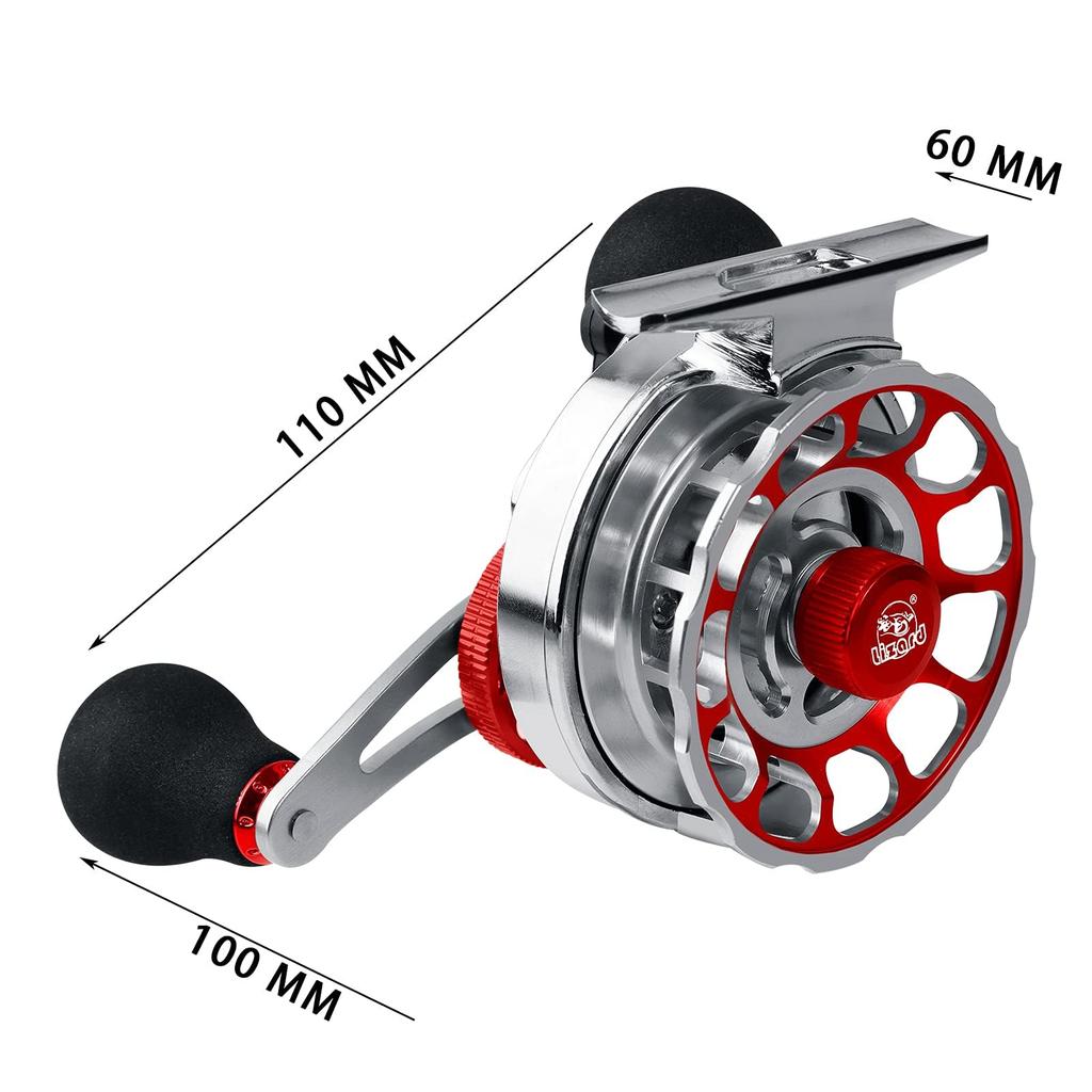 Катушка для плотовой ловли Катушка для ловли на моток Катушка для ловли на кальмара Передаточное отношение для плотовой ловли Ловля рыбы со скал Подледная рыбалка Намотка Максимальная сила сопротивления 5 кг Ввод в эксплуатацию 3,61 10+1BB