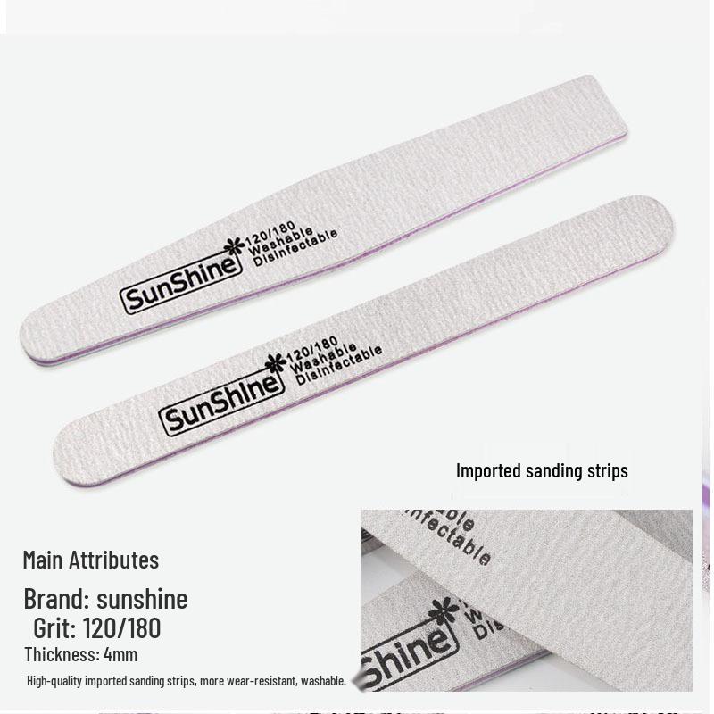 Nail Art Double-Sided 120/180 Grit Polishing & Shaping File