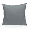 40x40 Cm Cotton Cushion PANAMA Light Grey, by Soleil d'Ocre