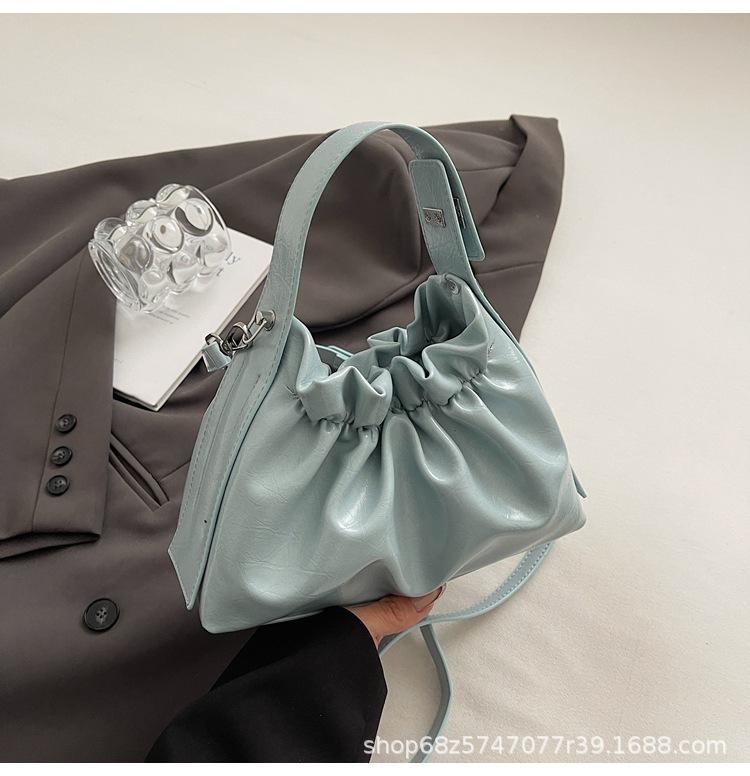 Niche Design Fashion Pleated Cloud Bag Handbag Women's 2025 New Popular Chain Shoulder Crossbody Bag
