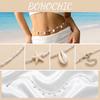Classic Colorful Rice Beads Shell Waist Chain for Women Hand-woven Bohemian Starfish Belly Chain Summer Beach Body Jewelry