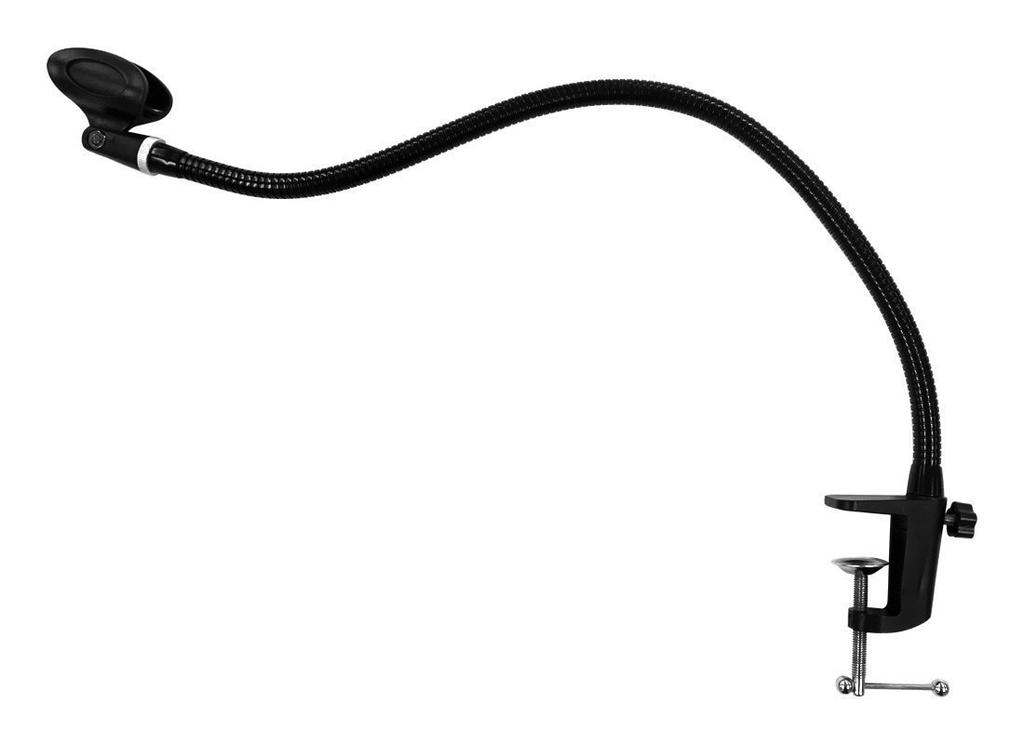 CUSTOMTRY Dynamic Microphone KC Gooseneck Fixed Tabletop Microphone Stand Set Black & (CM-2000 Black) + MDS-4/BK