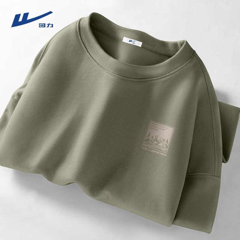 Warrior Мужская повседневная толстовка с круглым вырезом и флисовой подкладкой