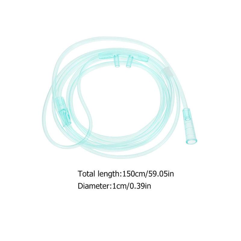 12Pcs Nasal Cannula Double Stuffy Nose Tubing Disposable Oxygen Tubes Plastic Nasal Tube Nasal Oxygen Tubes Nasal Tubing 1.5M Mass Air Flow 3