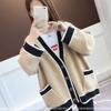 Spring and Autumn Women's Loose Medium Long Cardigan Sweater Lazy Style Sweater Cardigan