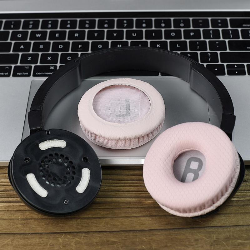 AntiSlip Ear Pad with Ventilated Construction Enhanced Comfort for JR300 T450BT T500BT Tune600 Easy Installation