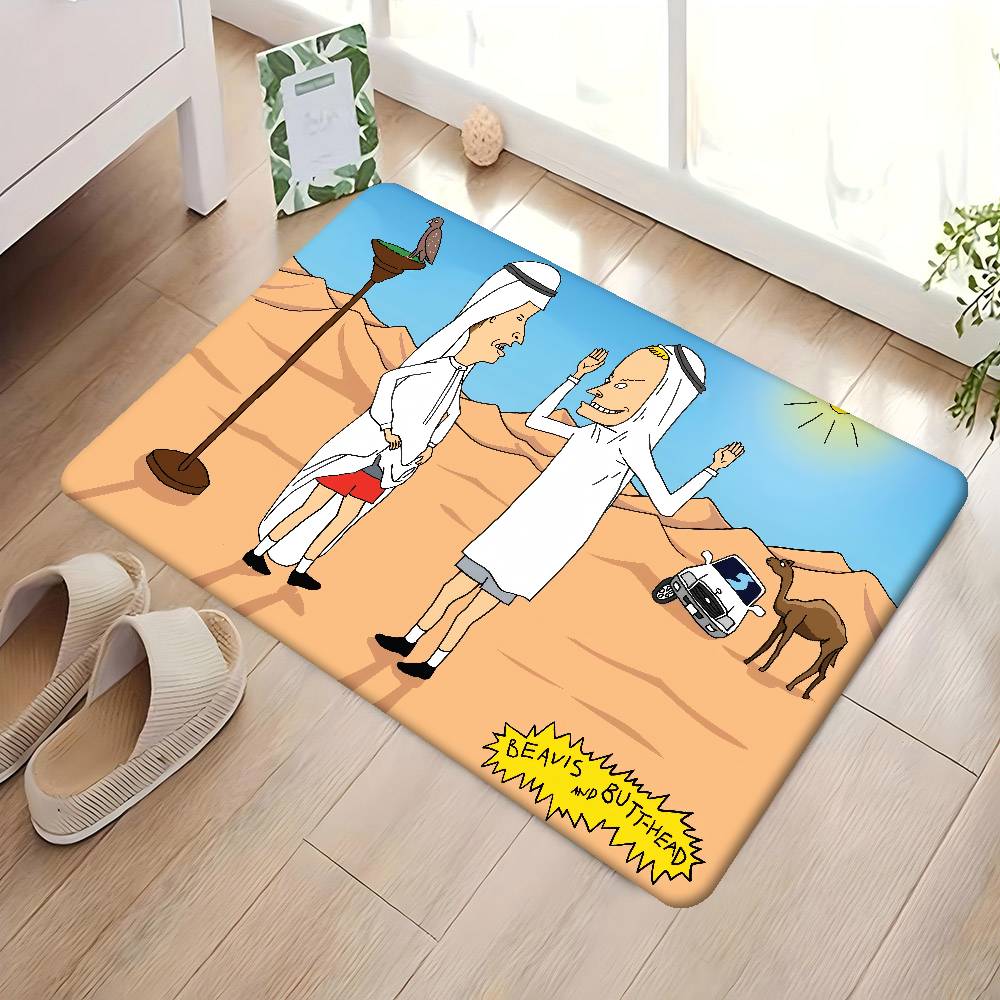 B-Бивис и Батт-Хед Кухонный коврик Детская комната Спальня Украшение Балкон Противоскользящий придверный коврик Гостиная Альфомбра