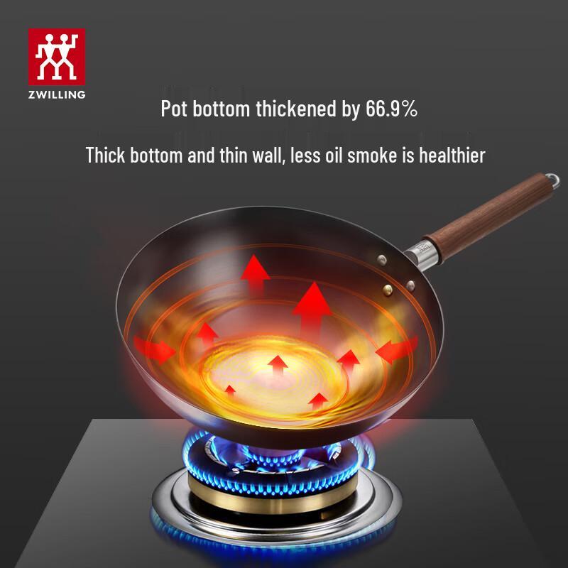 Zwilling Dragon Series 32cm Iron Wok