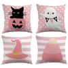 New Halloween Throw Pillow Cover Polyester Home Sofa Cushion Cover Cushion