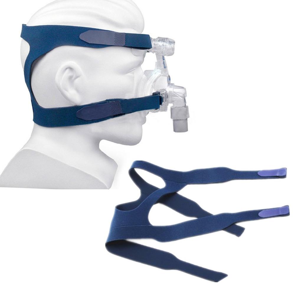 Universal Headgear for Full Face Mask, Nasal Mask, and CPAP Respirator Accessories (Blue)