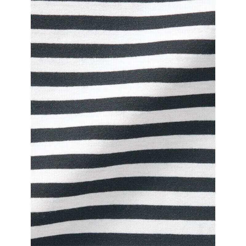 MUJI Женская хлопковая футболка с длинным рукавом