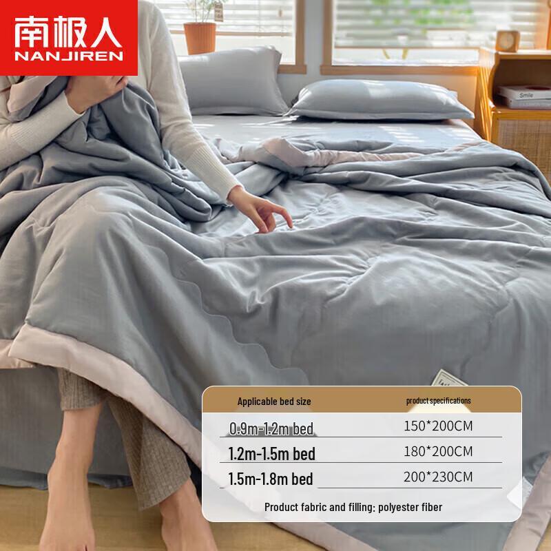 Nanjiren Machine Washable Fiber Summer Comforter