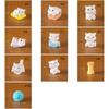 Party Supplies Cute Mini Cat Figurines DIY Resin Crafts Cat Statue Cartoon Kitten Figurines Miniature Car Accessories