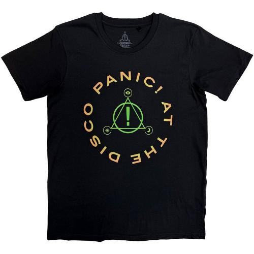 Panic! At The Disco Unisex Adult Triangle Circle T-Shirt