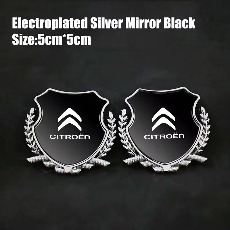 Для Citroen C4 C3 C2 C1 C5 DS3 Berlingo Xsara Grand Picasso Jumper Металлическая Автомобильная Наклейка Mai Sui Боковой Логотип Окно Кузов Автомобильный Логотип