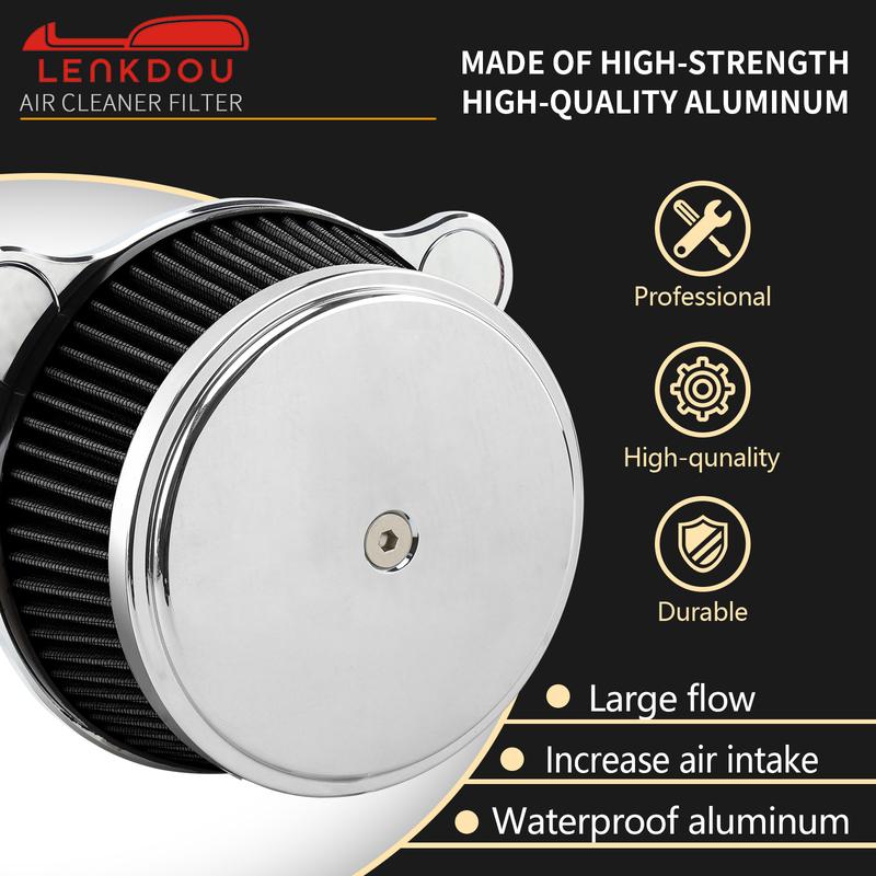 Motorcycle Air Cleaner Intake Filter Kit For Harley Touring Road King Electra Glide Dyna Street Bob Low Rider Softail Fat Boy