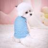Pet clothes spring and summer puppy clothes suspender thin breathable medium puppy cat clothes hollow cool spring and summer clothes