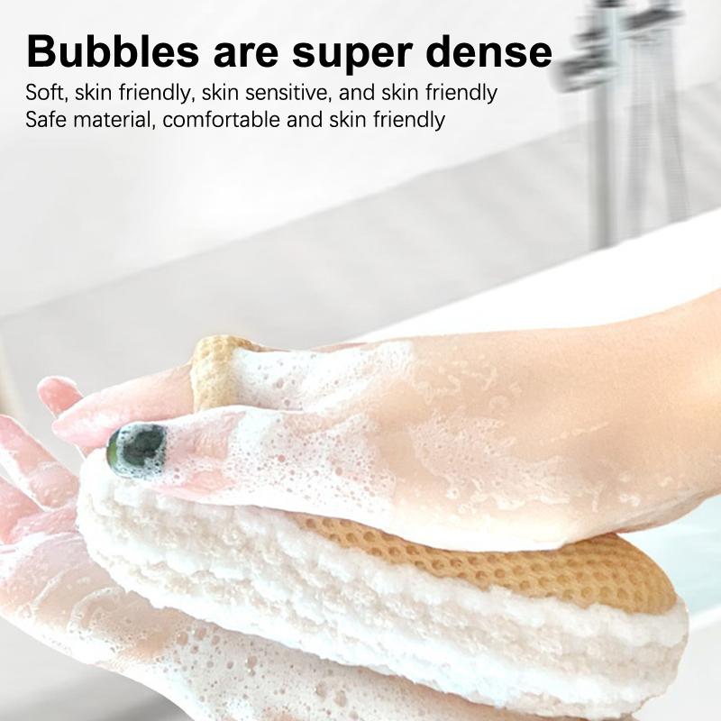 Small Slipper Bath For Spa Exfoliating Shower Brush Body Cleaning Scrub Mitt Rub Dead Skin Shower Towel Foam Body Massage