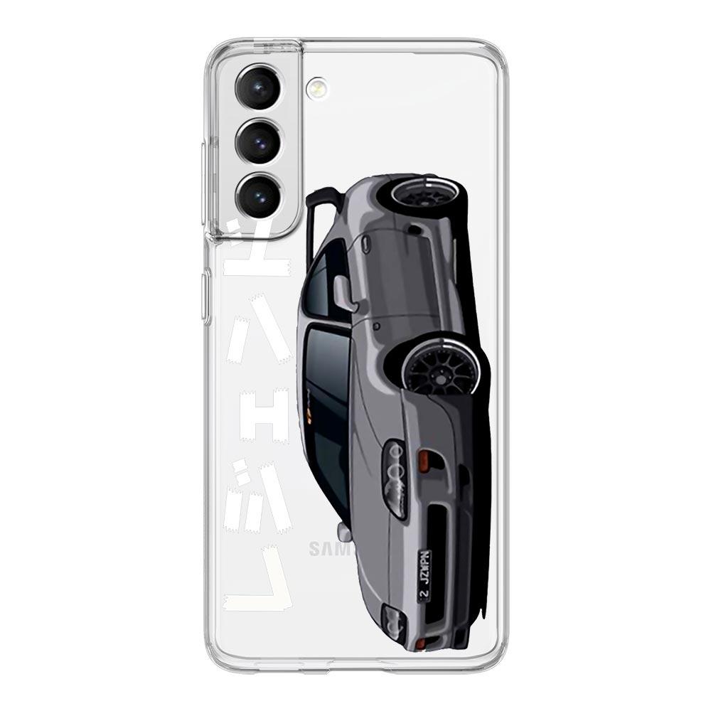 Чехол для телефона со спортивным автомобилем JDM Tokyo Drift для Samsung Galaxy S23 S22 S20 Ultra S21 FE 5G S10 S9 Plus S10E S8 Note 20 Прозрачный чехол