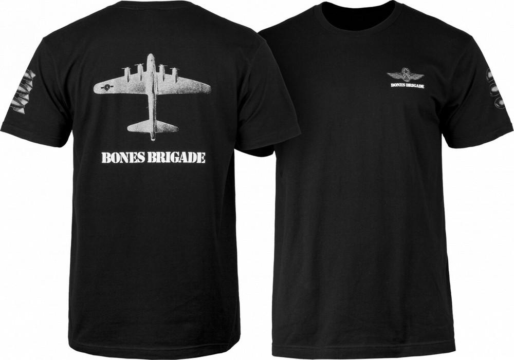 Powell Peralta BONES BRIGADE BOMBER Skateboard T Shirt BLACK Unisex T-Shirt