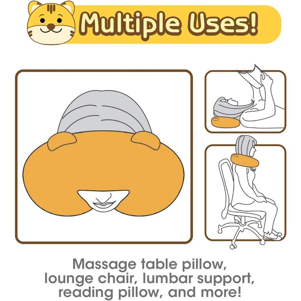 Подушка для путешествий, Подушка для шеи, Поддержка шеи, головы и подбородка, Милая дорожная подушка для шеи с рисунком для мальчиков и девочек, Дорожные аксессуары для самолета, автомобиля, откидывания