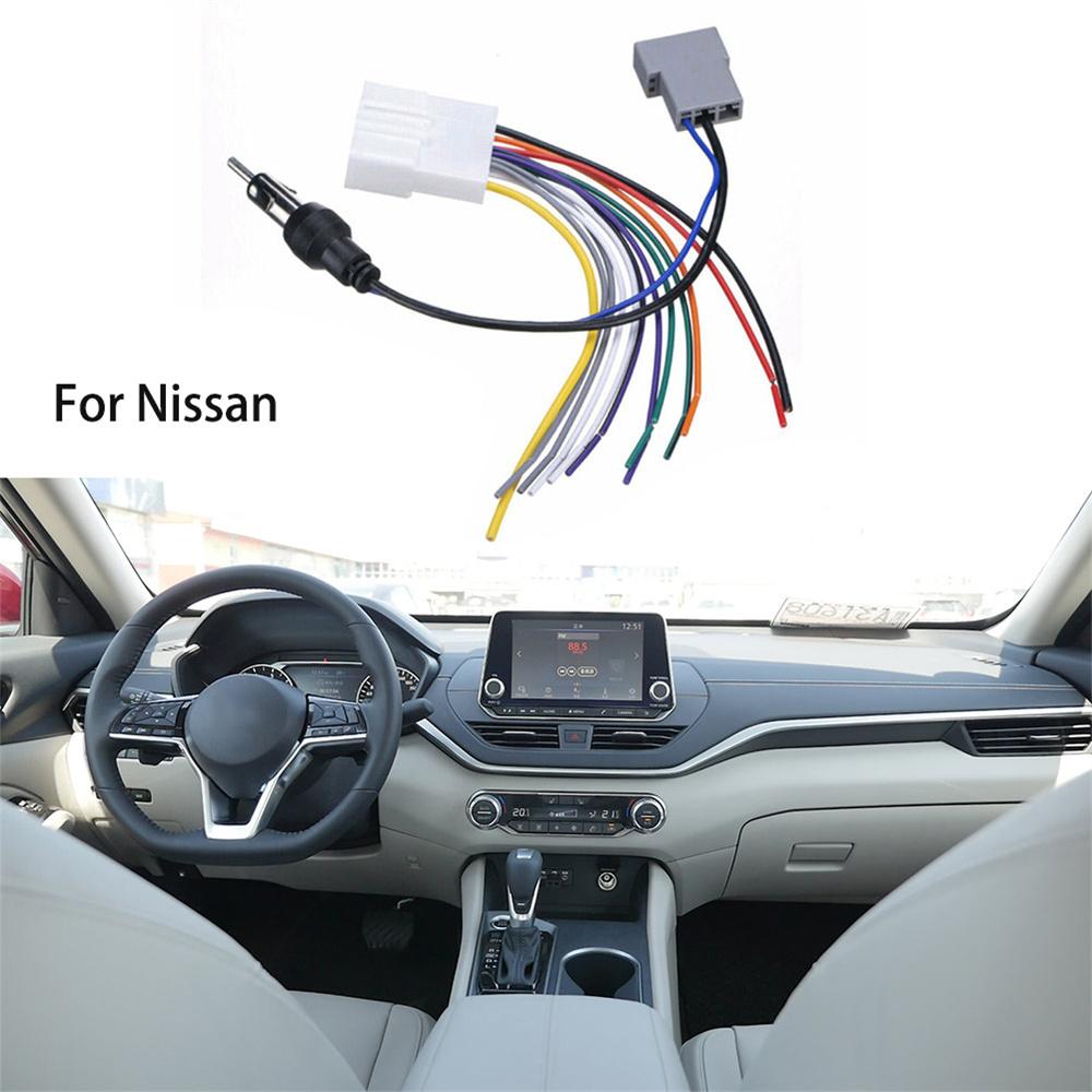 Car Radio Audio Stereo Wire Harness and Antenna Adapter 20 Pin For Nissan Subaru