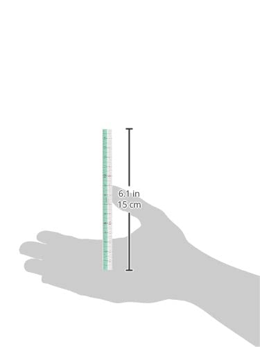 Clover Mini Ruler 15×1cm 1mm Thickness CL25-041