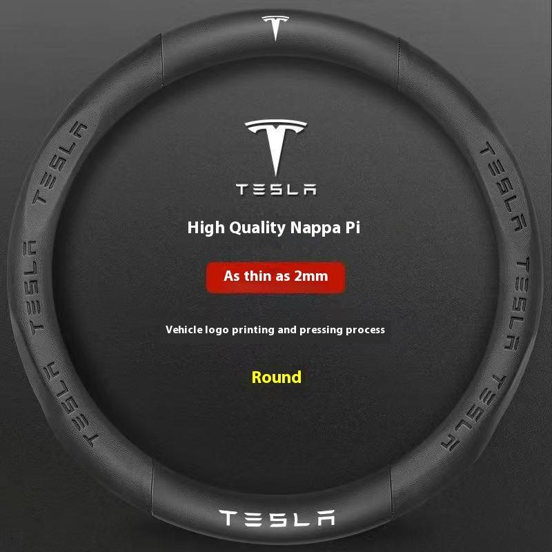 AME1 Car Steering Wheel Cover For Tesla Model 3 Model S Model Y Model X Roadster 2019-2025 Auto interior Steering Wheel Accessories