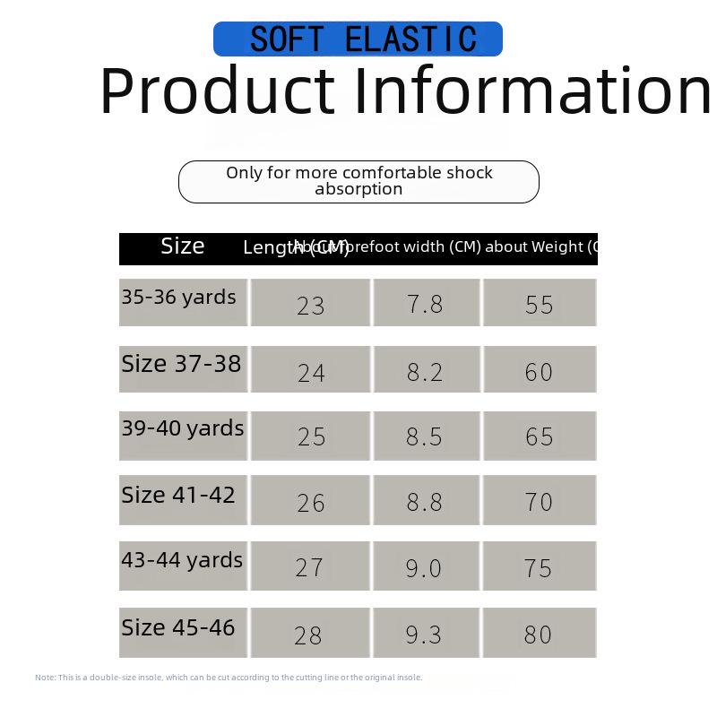 Стельки Comfort: Мягкая, толстая поддержка свода стопы, высокоэластичная амортизация, контроль пота и запаха, дышащая конструкция для длительного стояния