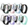 Чехол+стекло Для Xiaomi Mi Band 8 7 6 Аксессуары Чехол+Пленка Защитный чехол Full Coverage Miband 7 6 5 4 3 защитное стекло для экрана