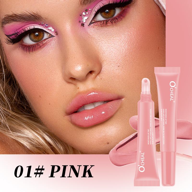 Ocheal Deeply Hydrating Lip Gloss Plumper Shiny Liquid Lipstick Clear Lip Care Beauty Tinted Mask Glaze Colored Lipstick Makeup