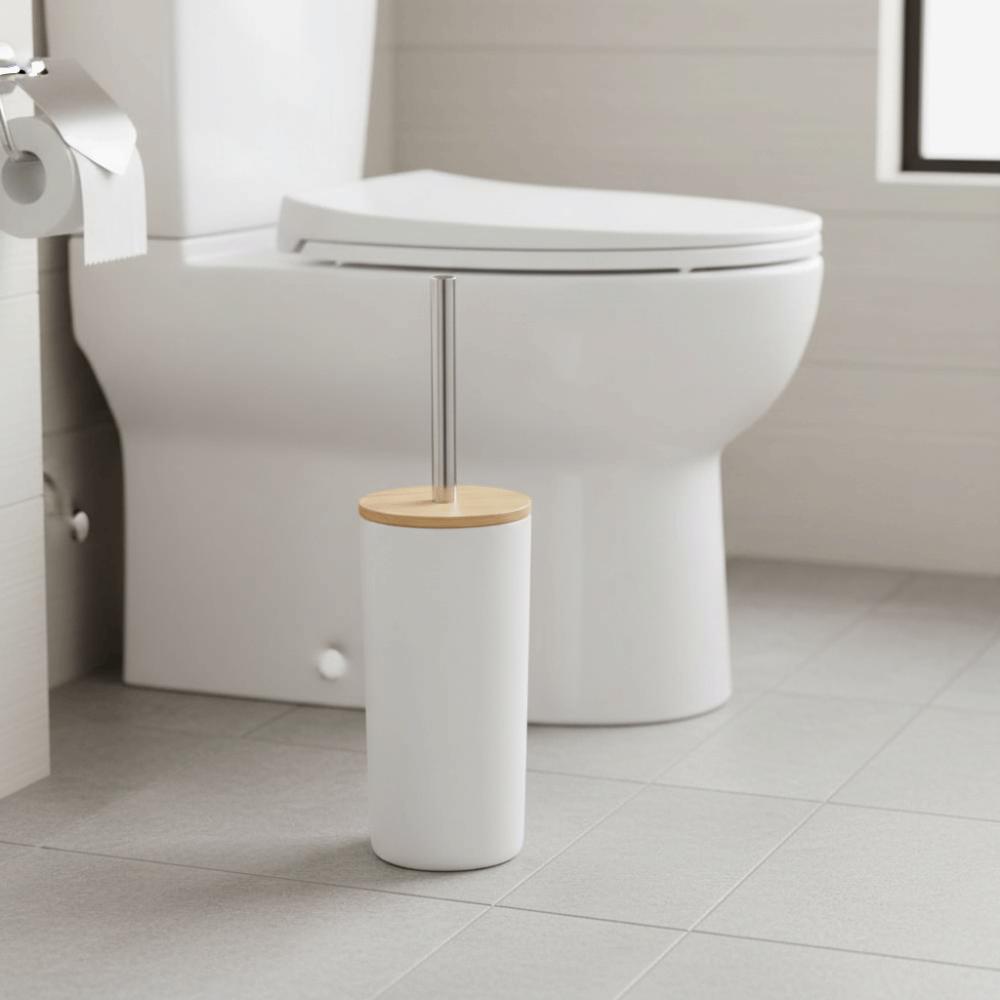 Standing Base Toilet Scrubber Long Handle Bathroom Cleaning Tool  Household Cleaning