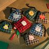 Minini Basic Check Pattern String Pouch