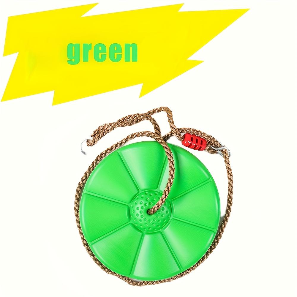 1шт. Игрушка-качели с восьмиугольными лепестками, утолщенная, разноцветная, ПЭ (Полиэтилен) Материал, дисковое сиденье, для детских игровых площадок в помещении и на открытом воздухе