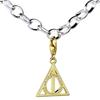 Harry Potter sterling silver Deathly Hallows Gold Plated clip charm