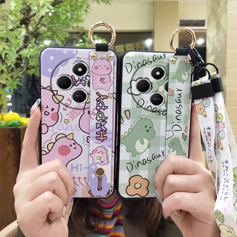 Protective Anti-dust Phone Case For Redmi A4 5G Back Cover Shockproof Waterproof Cartoon Silicone Durable Ring Kickstand