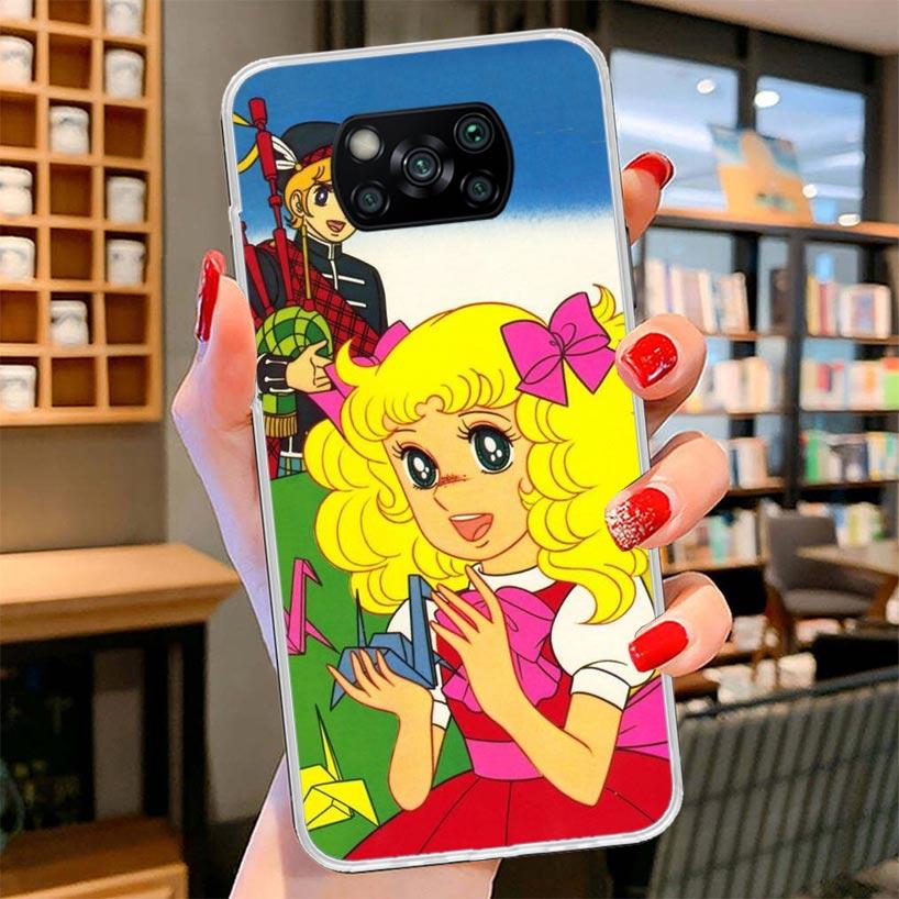 Кэнди 90-е Аниме Чехол для телефона Для Xiaomi Poco F7 Ultra X7 X6 X5 Pro M7 Redmi 15C 15 13C 13 12C 12 10C 10 9A 9C 9T 9 Оболочка Poc