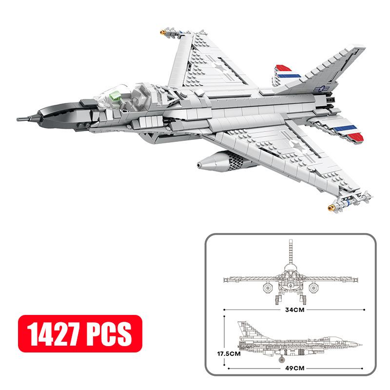 MOC Военная Серия Прыгающие Реактивные Самолеты F14 F16 F18 F22 F35 Строительные Блоки Самолеты Модель Военного Истребителя Кирпичики Игрушки Для Детей Подарки Мальчику