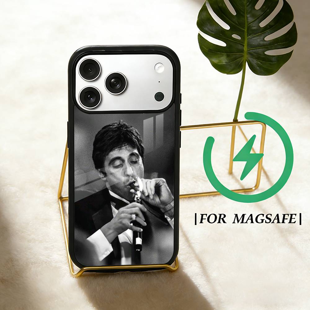 Classic Movie Scarface Phone Case For iPhone 17,16,15,14,13,12,Plus,Pro,Max for Magsafe Magnetic Wireless Charging
