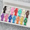 14pcs/set Women's Candy Colored Fashion Watch Set Countryside Casual Style Analog Quartz Watch Combination Set(Box Not Included)